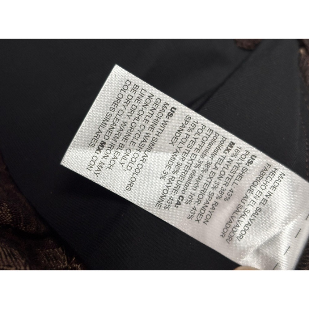 Chicos Pants Womens 2R So Slimming Brigitte 360 Ankle Slim Leg Geo Pattern - Picture 12 of 16